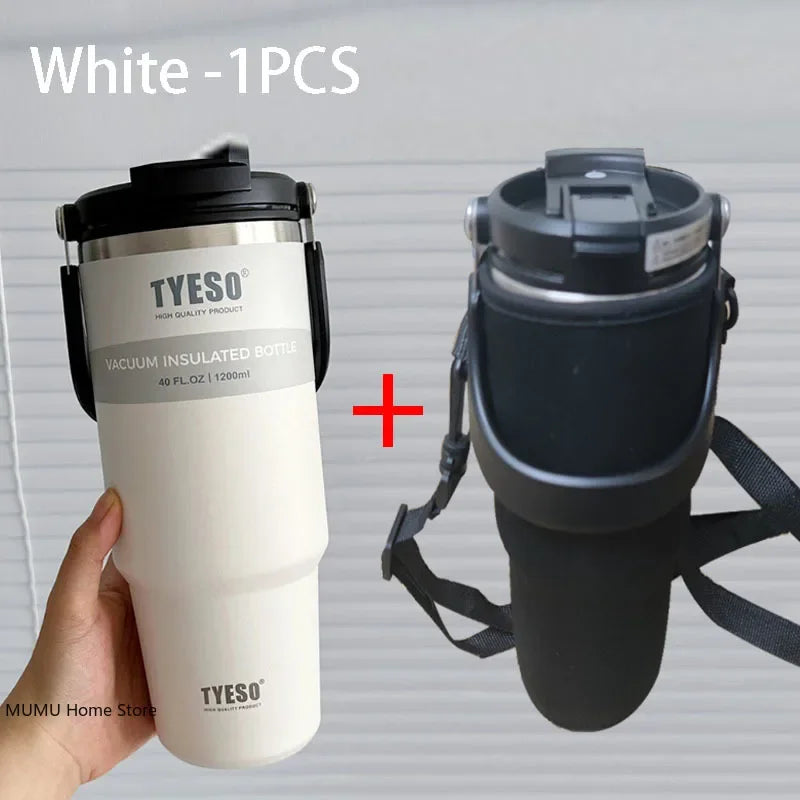 Stainless Steel Coffee Cup Cold and Hot Double-Layer Insulated Cup Tumbler Thermo Water Bottle Car Travel Mug Vacuum Flask