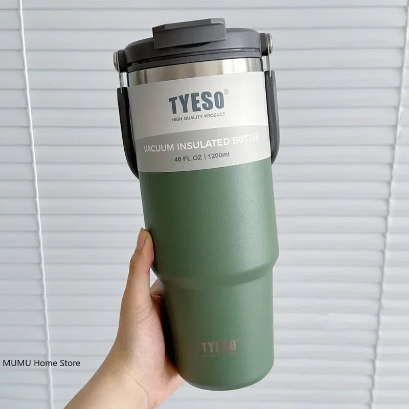 Stainless Steel Coffee Cup Cold and Hot Double-Layer Insulated Cup Tumbler Thermo Water Bottle Car Travel Mug Vacuum Flask