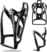 Bike Water Bottle Cage Ultra-Light Bicycle Bottle Holder Universal Bike Cup Holder Rack for Bicycle, Cycling, MTB, Road/Mountain Bikes 2 Pack - Black