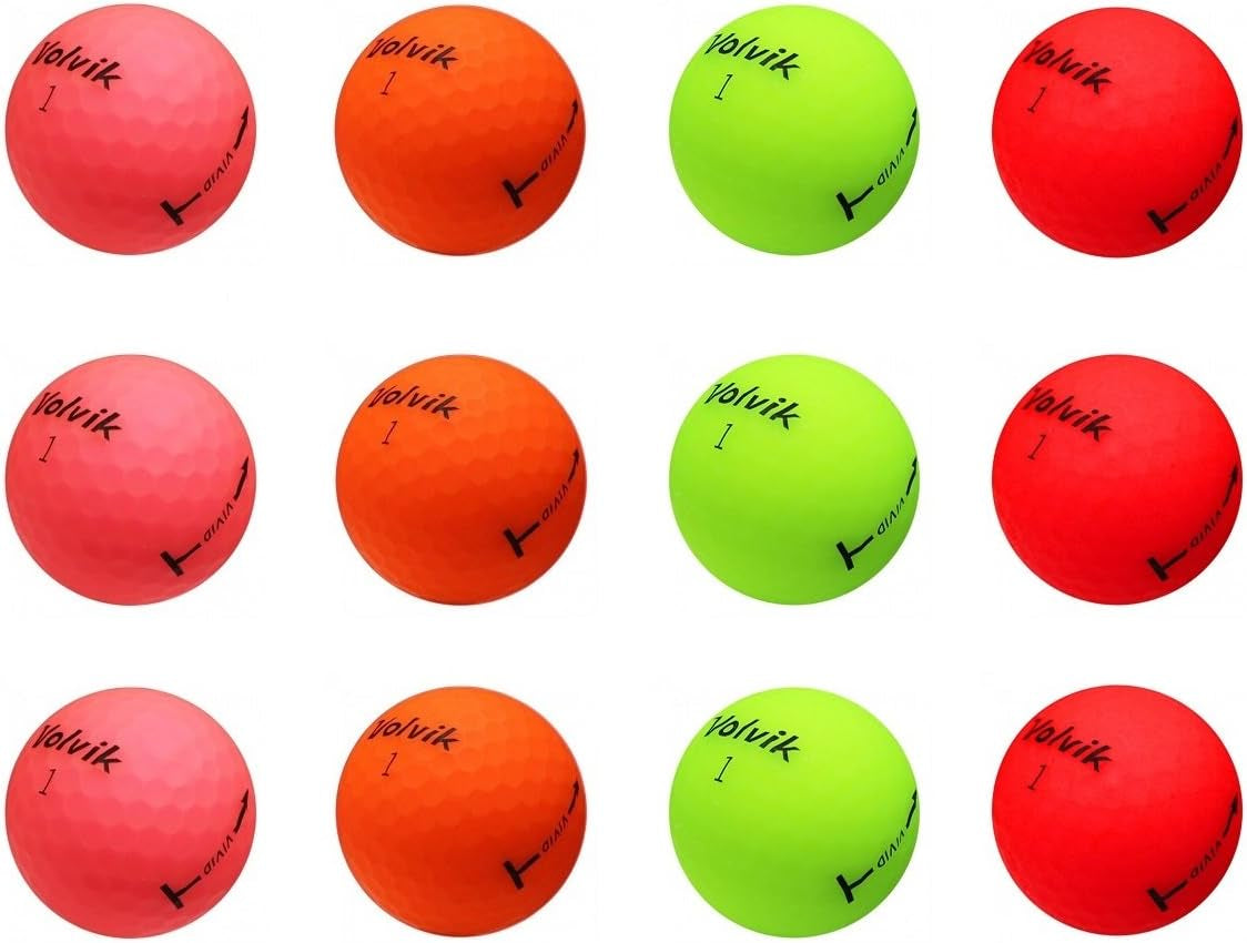 Vivid Bulk Golf Balls - Mixed Dozen