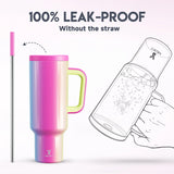 50Oz Cup Large Capacity Vacuum Straw Cup with Lid Stainless Steel Coffee Car Mug Water Bottle Fashion Gifts Various Styles