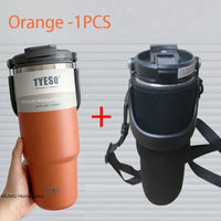 Stainless Steel Coffee Cup Cold and Hot Double-Layer Insulated Cup Tumbler Thermo Water Bottle Car Travel Mug Vacuum Flask