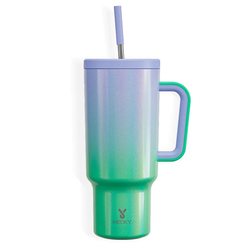 50Oz Cup Large Capacity Vacuum Straw Cup with Lid Stainless Steel Coffee Car Mug Water Bottle Fashion Gifts Various Styles