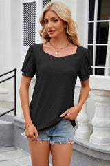 Eyelet Short Sleeve T-Shirt