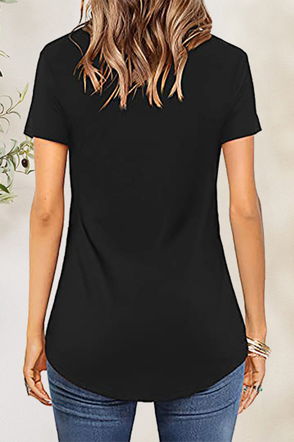 Crisscross Short Sleeve T-Shirt