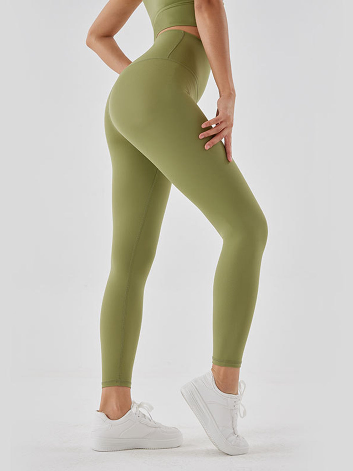 Wide Waistband Sports Leggings