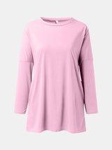 Full Size Round Neck Long Sleeve T-Shirt