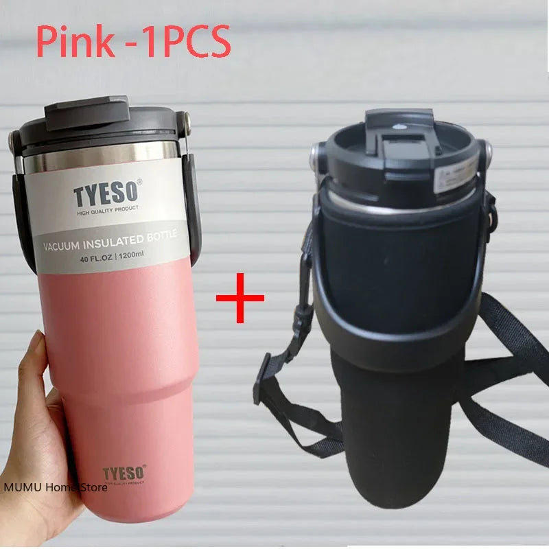 Stainless Steel Coffee Cup Cold and Hot Double-Layer Insulated Cup Tumbler Thermo Water Bottle Car Travel Mug Vacuum Flask