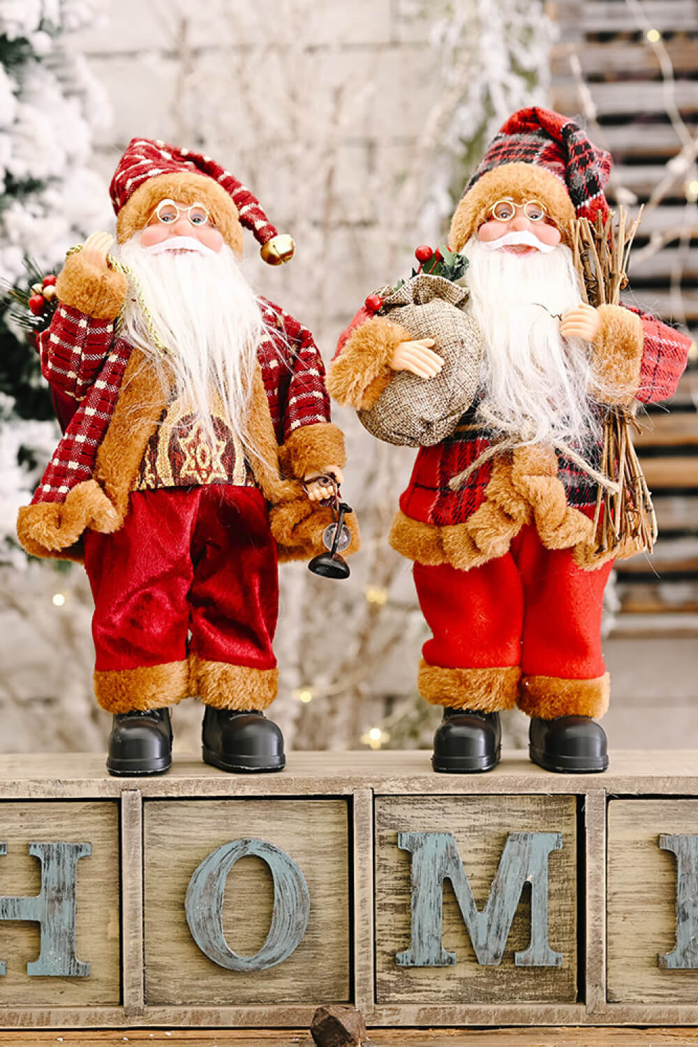 Christmas Standing Santa Claus Figure