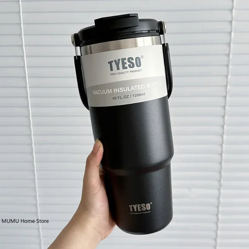 Stainless Steel Coffee Cup Cold and Hot Double-Layer Insulated Cup Tumbler Thermo Water Bottle Car Travel Mug Vacuum Flask