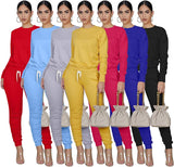 Women'S Two Piece Outfit Joggers Sets Lounge Sweatsuit Tracksuit Sweatpants Sets with Pocket