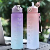 900Ml Portable Car Cup Stainless Steel Thermos Cup with Straw Travel Sports Water Bottle with Handle Cover Coffee Vacuum Flask