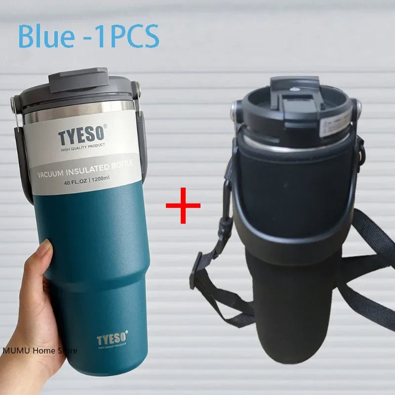 Stainless Steel Coffee Cup Cold and Hot Double-Layer Insulated Cup Tumbler Thermo Water Bottle Car Travel Mug Vacuum Flask