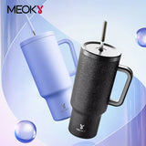 40Oz Cup Leak-Proof Stainless Steel Water Bottle with Lid Single Colol Vacuum Tumbler Cup Coffee Car Mug Juice Milk Cup